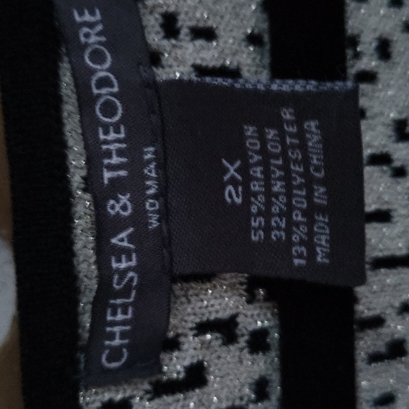 3/$12Chelsea and Theodore dressy sweter/tunic,dress? size 2X - Picture 2 of 4